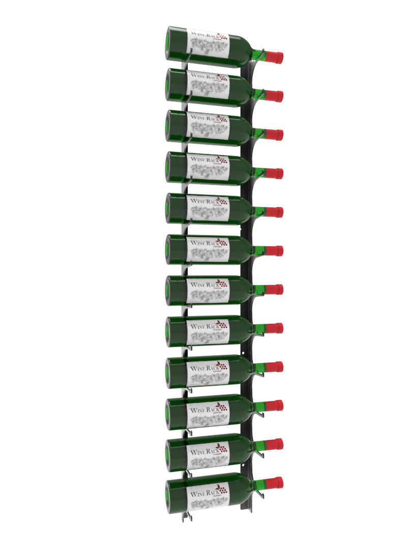 Revue 3 Ft Wall Mount Wine Racks | Metal Wine Racks Revue 3 Ft Wall Mount Wine Racks | Metal Wine Racks