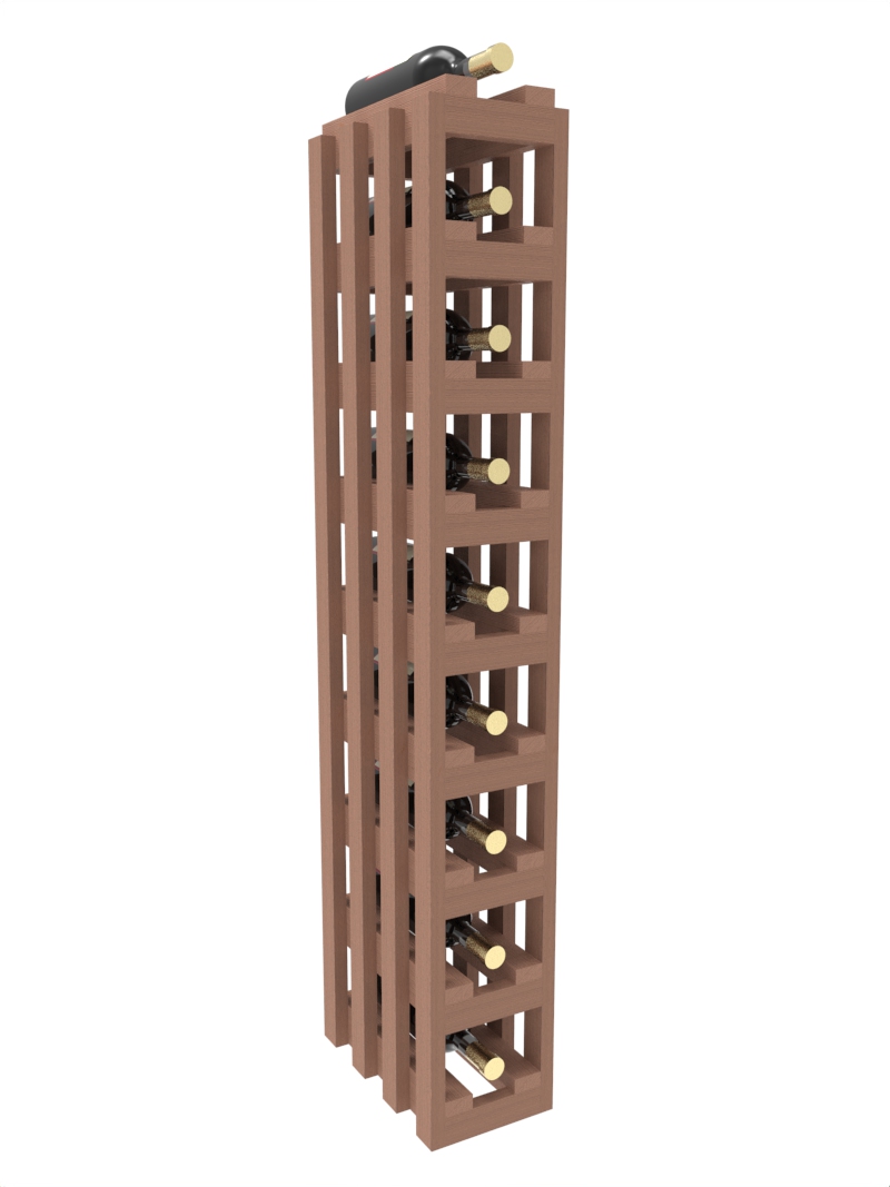 a wooden wine rack with a bottle of wine on top a wooden wine rack with a bottle of wine on top