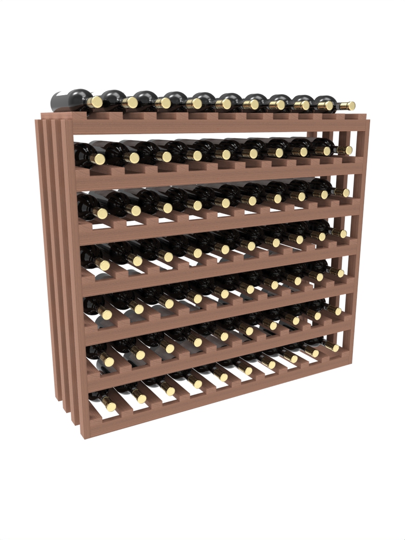 a wooden wine rack filled with bottles of wine a wooden wine rack filled with bottles of wine