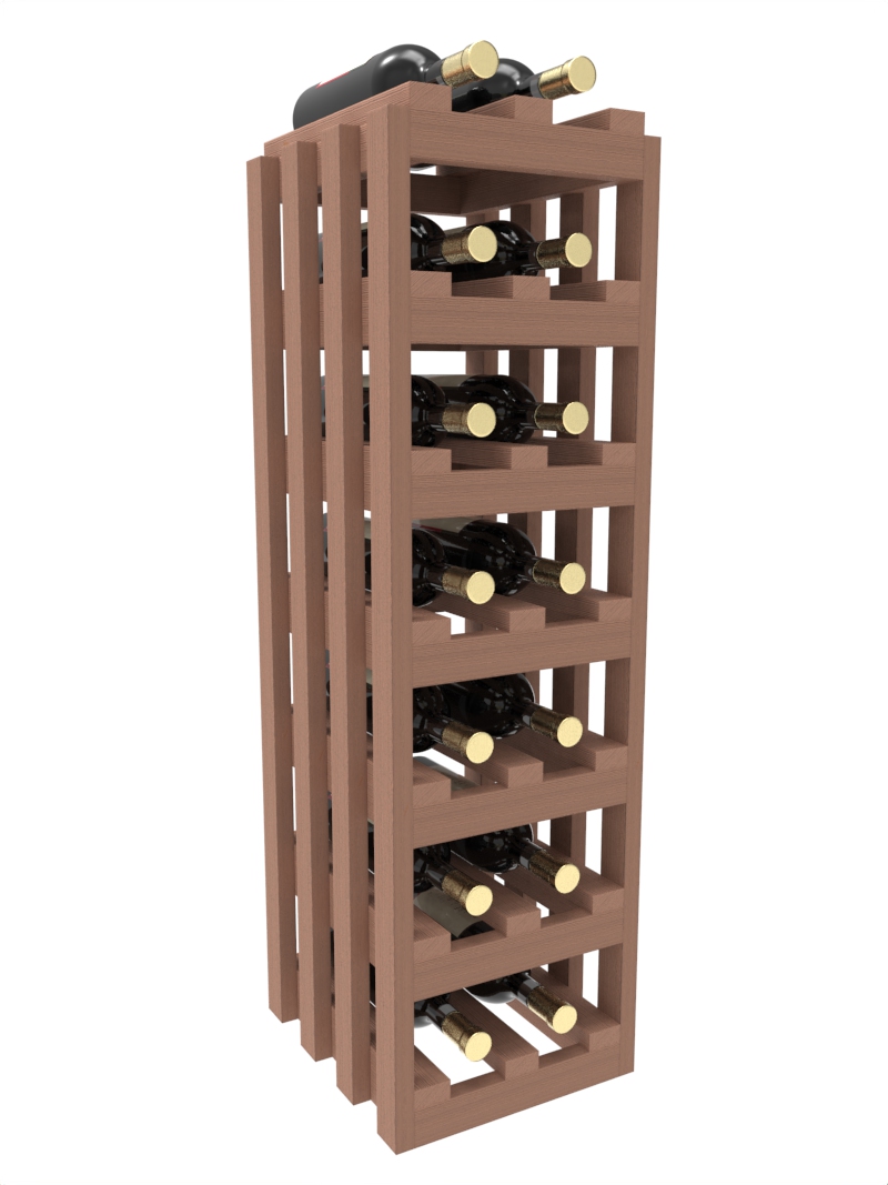 a tall wooden wine rack filled with bottles of wine a tall wooden wine rack filled with bottles of wine