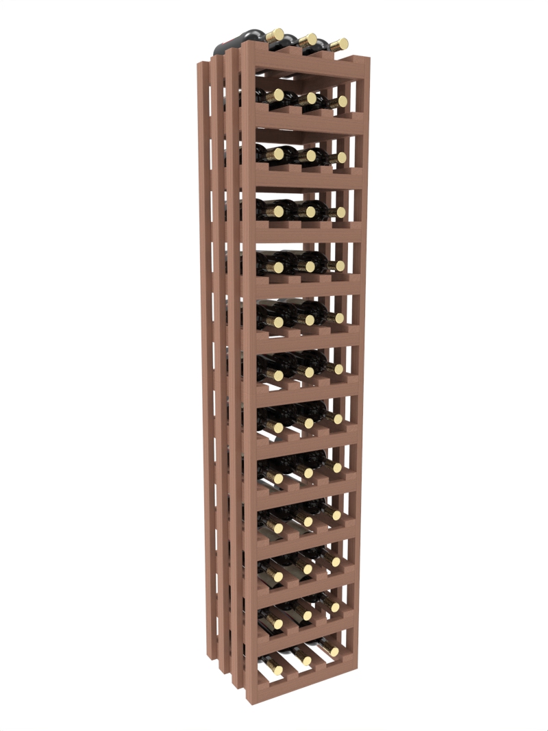 a wooden wine rack filled with bottles of wine a wooden wine rack filled with bottles of wine