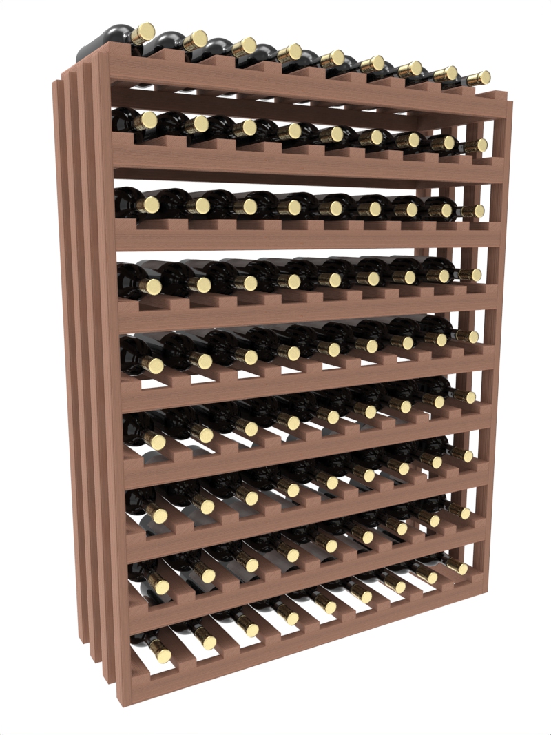 a wooden wine rack filled with bottles of wine a wooden wine rack filled with bottles of wine